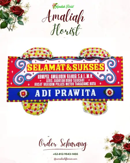 Papan Bunga Ucapan Selamat Kalibarukulon